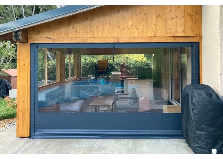 Bâche de Fermeture CLOSEO pour Pergola Sur-Mesure | CloZIP