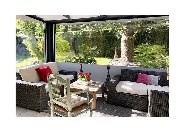Bâche de Fermeture CLOSEO pour Pergola Sur-Mesure | CloZIP