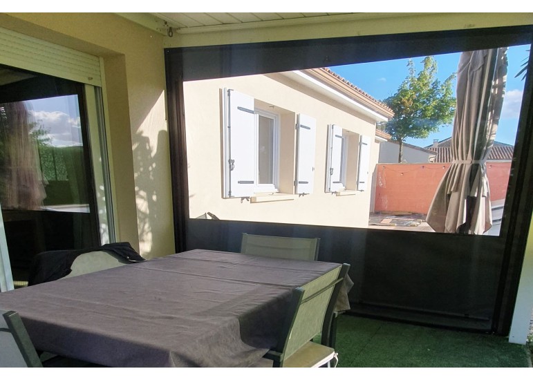 Bâche de Fermeture CLOSEO pour Pergola Sur-Mesure | CloZIP