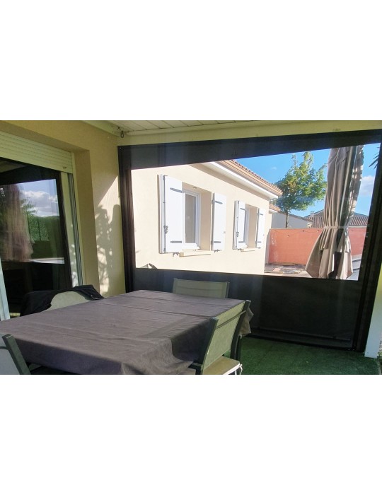 Bâche de Fermeture CLOSEO pour Pergola Sur-Mesure | CloZIP