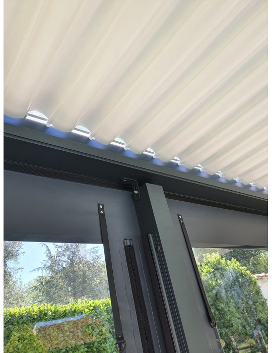 Bâche de Fermeture CLOSEO pour Pergola Sur-Mesure | CloZIP