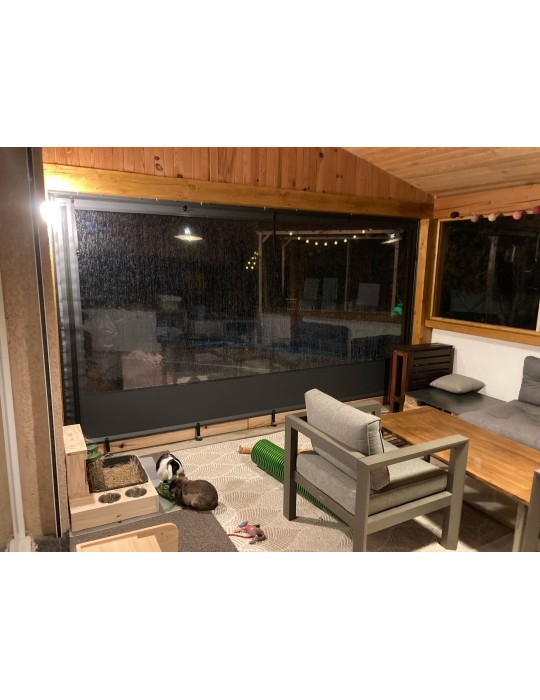 Bâche de Fermeture CLOSEO pour Pergola Sur-Mesure | CloZIP