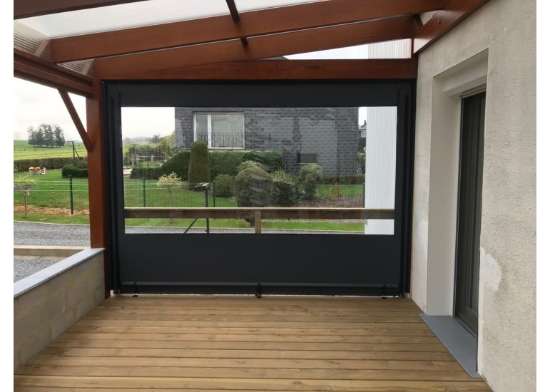Bâche de Fermeture CLOSEO pour Pergola Sur-Mesure | CloZIP
