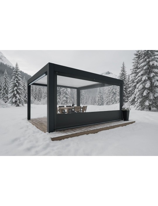 Bâche de Fermeture CLOSEO pour Pergola Sur-Mesure | CloZIP