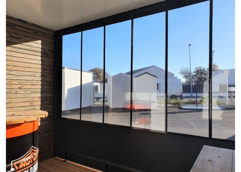 Bâche de fermeture pergola verrière sur-mesure | CloZIP