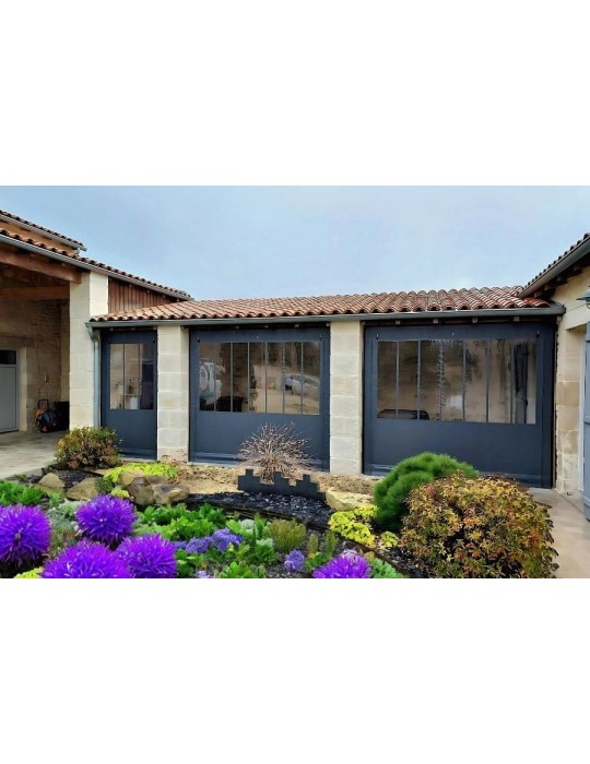 Bâche de fermeture pergola verrière sur-mesure | CloZIP