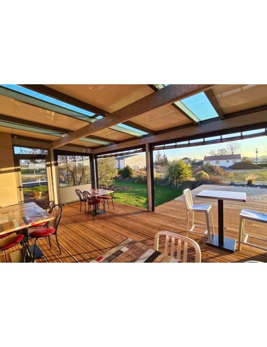Bâche de fermeture pergola verrière sur-mesure | CloZIP