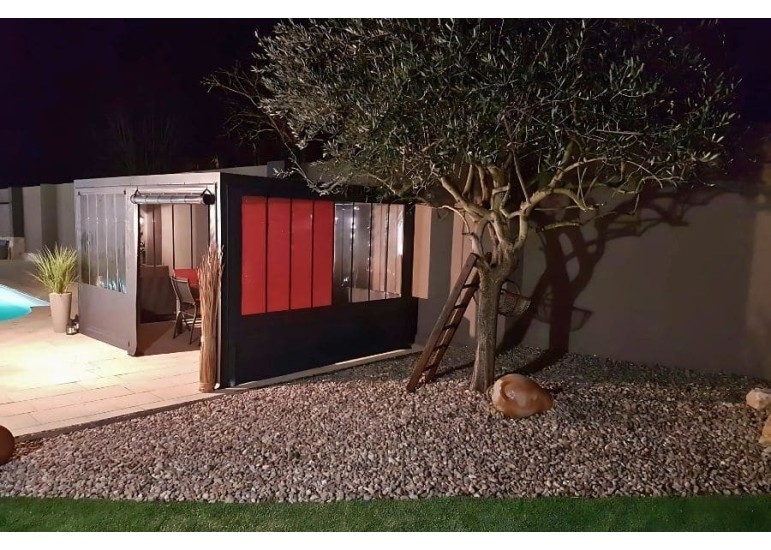 Bâche de fermeture pergola verrière sur-mesure | CloZIP