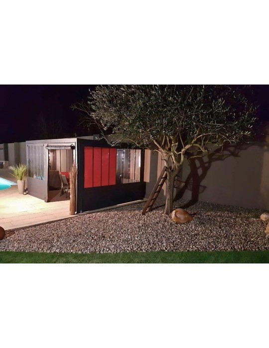 Bâche de fermeture pergola verrière sur-mesure | CloZIP
