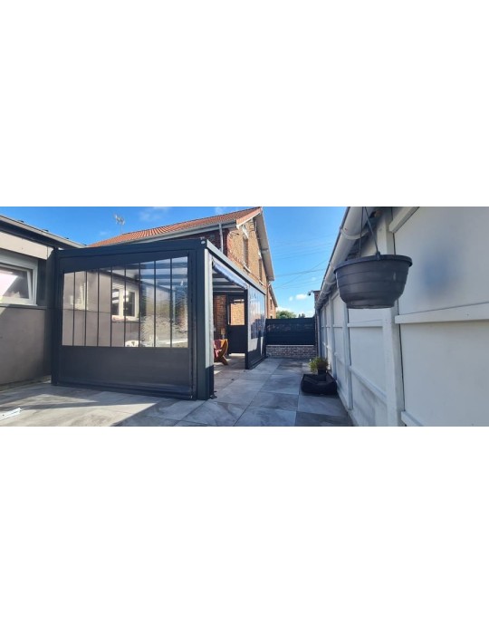 Bâche de fermeture pergola verrière sur-mesure | CloZIP