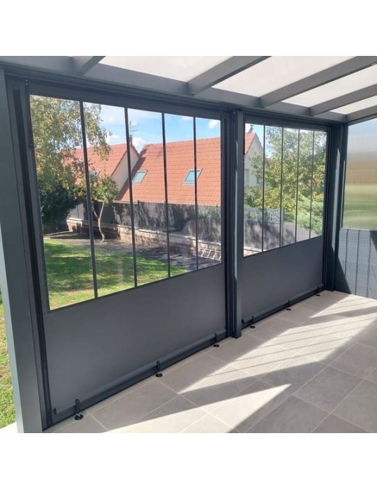 Bâche de fermeture pergola verrière sur-mesure | CloZIP