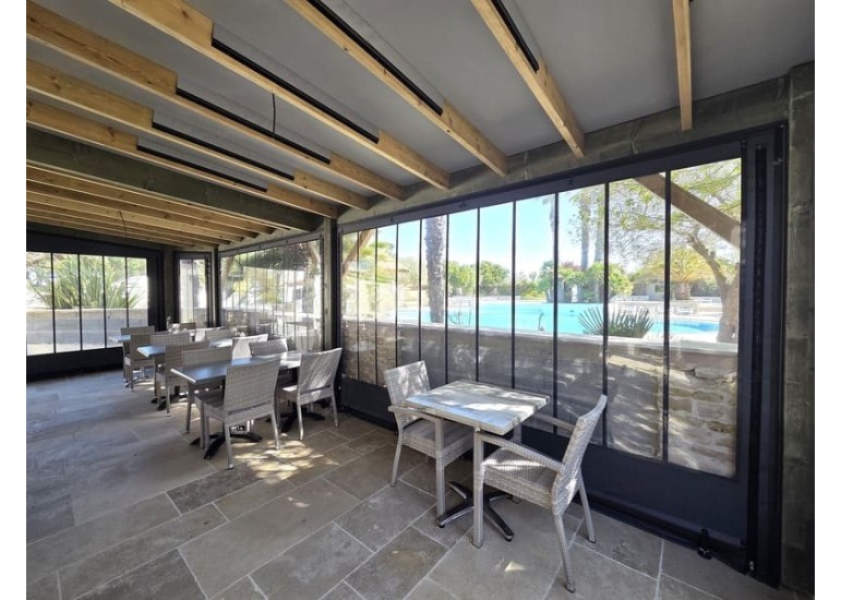 Bâche de fermeture pergola verrière sur-mesure | CloZIP