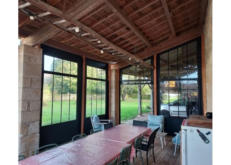 Bâche de fermeture pergola verrière sur-mesure | CloZIP