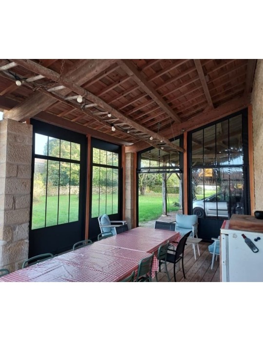 Bâche de fermeture pergola verrière sur-mesure | CloZIP