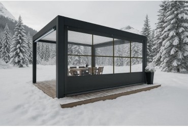 Bâche de Fermeture CLOSEO pour Pergola Sur-Mesure | CloZIP 2