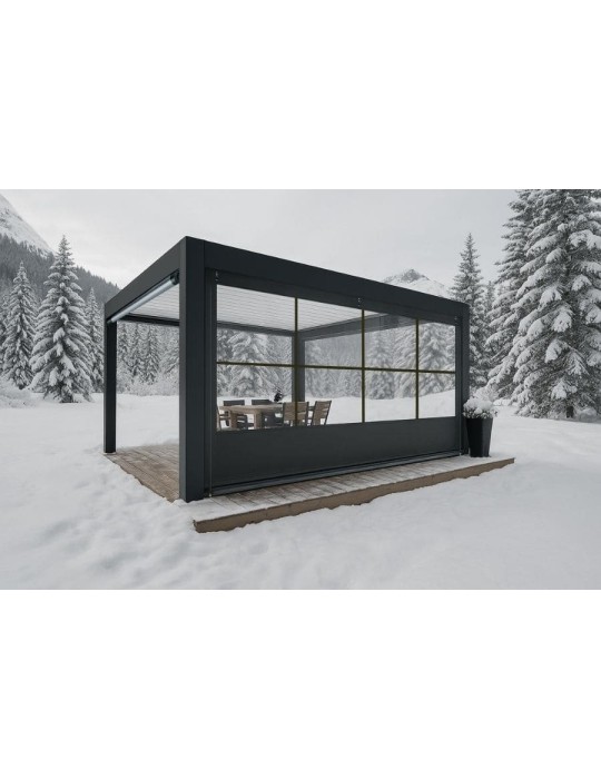 Bâche de Fermeture CLOSEO pour Pergola Sur-Mesure | CloZIP