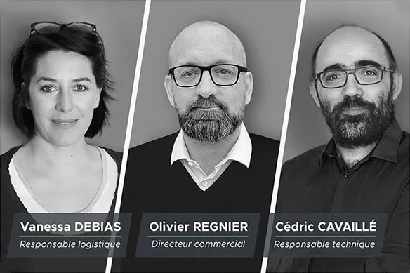 Équipe technique et commerciale Clozip, experts en bâche sur mesure et prêt-à-poser
