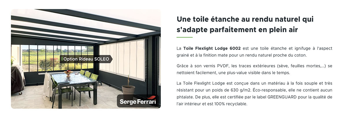 Présention du Rideau SOLEO